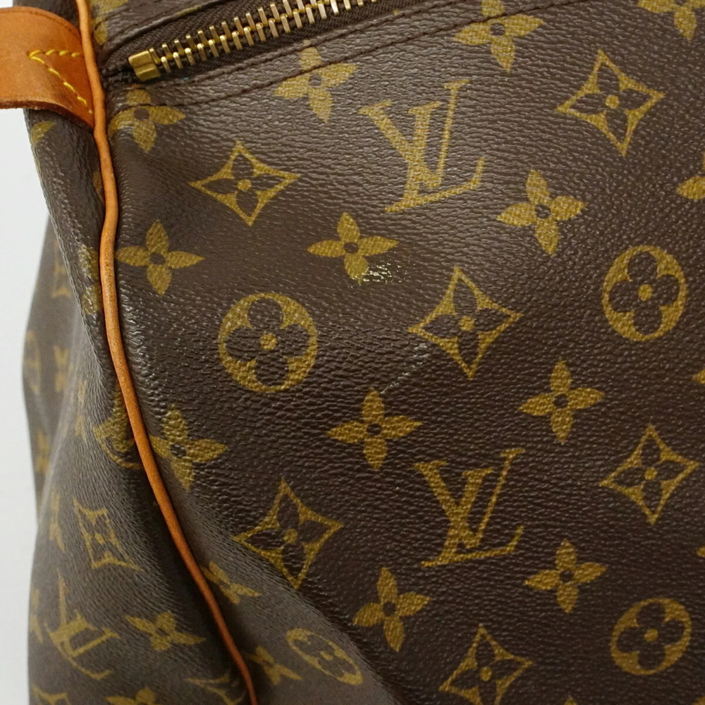 LOUIS VUITTON Authentic Brown Monogram Keepall 60 Boston Bag - Picture 10 of 15